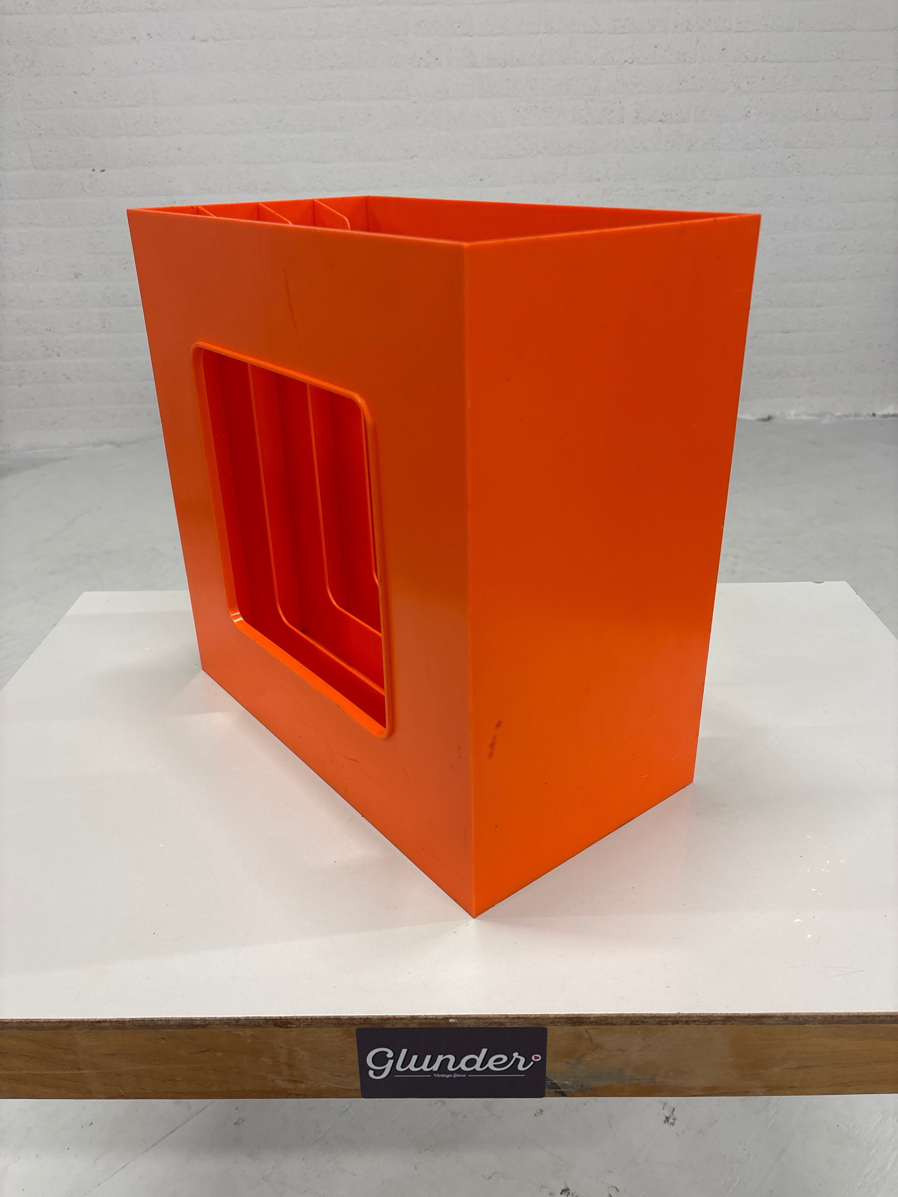 Lp houder kunststof oranje