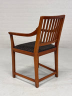 Schuitema Jugendstil set 4 stoelen zwart motief bekleed