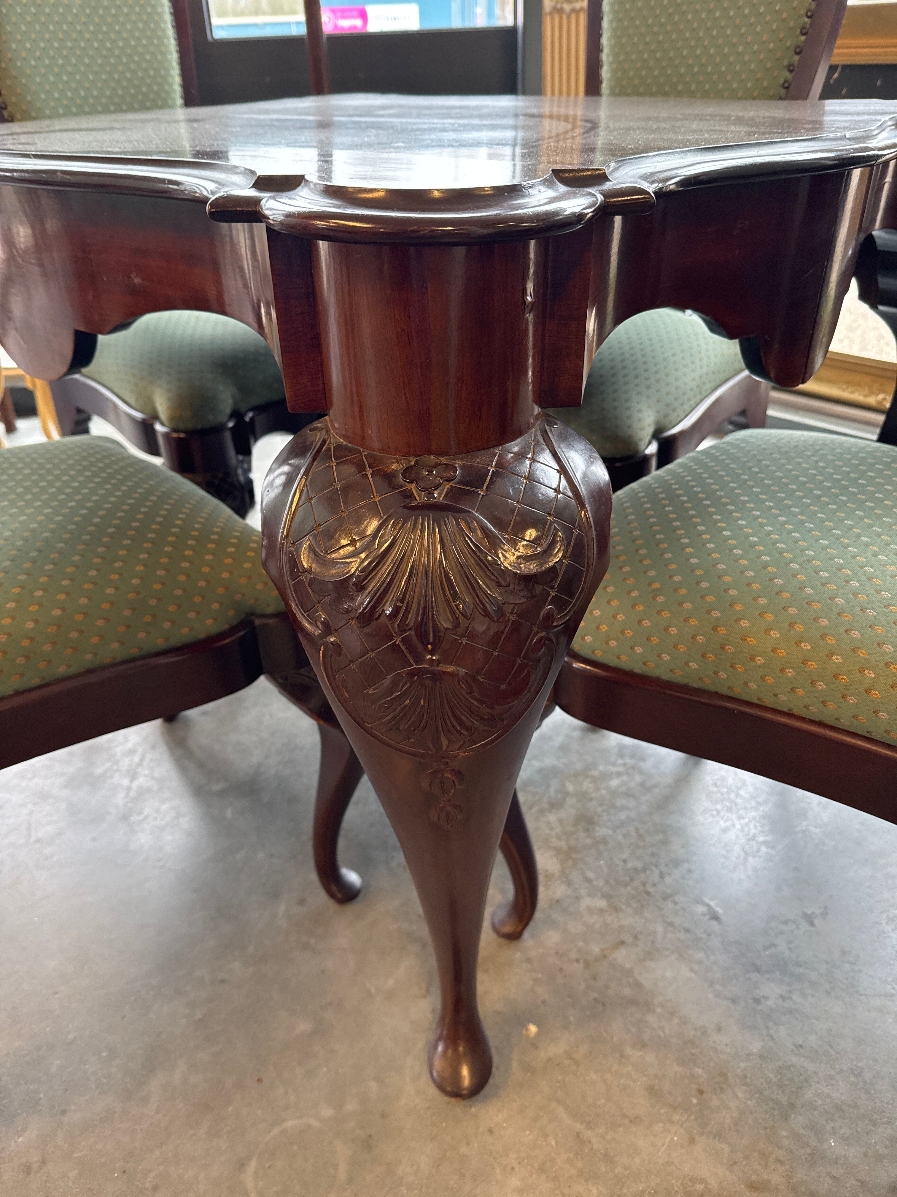 Eetkamer set Cubaans mahoniehout