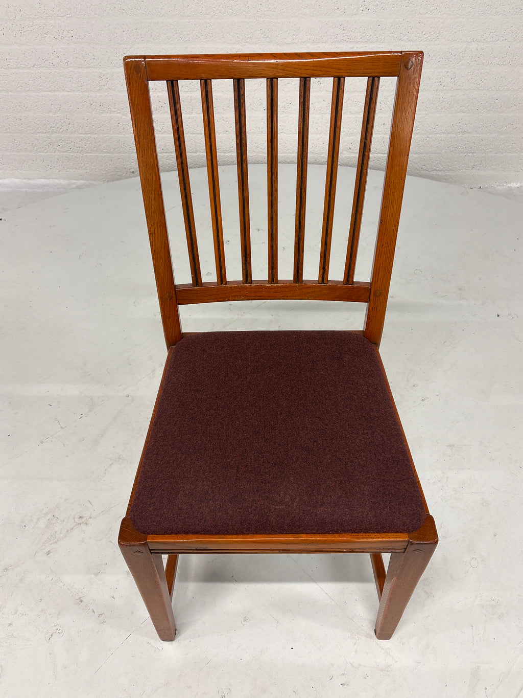 Schuitema set 5 stoelen rode bekleding nieuw