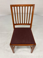 Schuitema set 5 stoelen rode bekleding nieuw