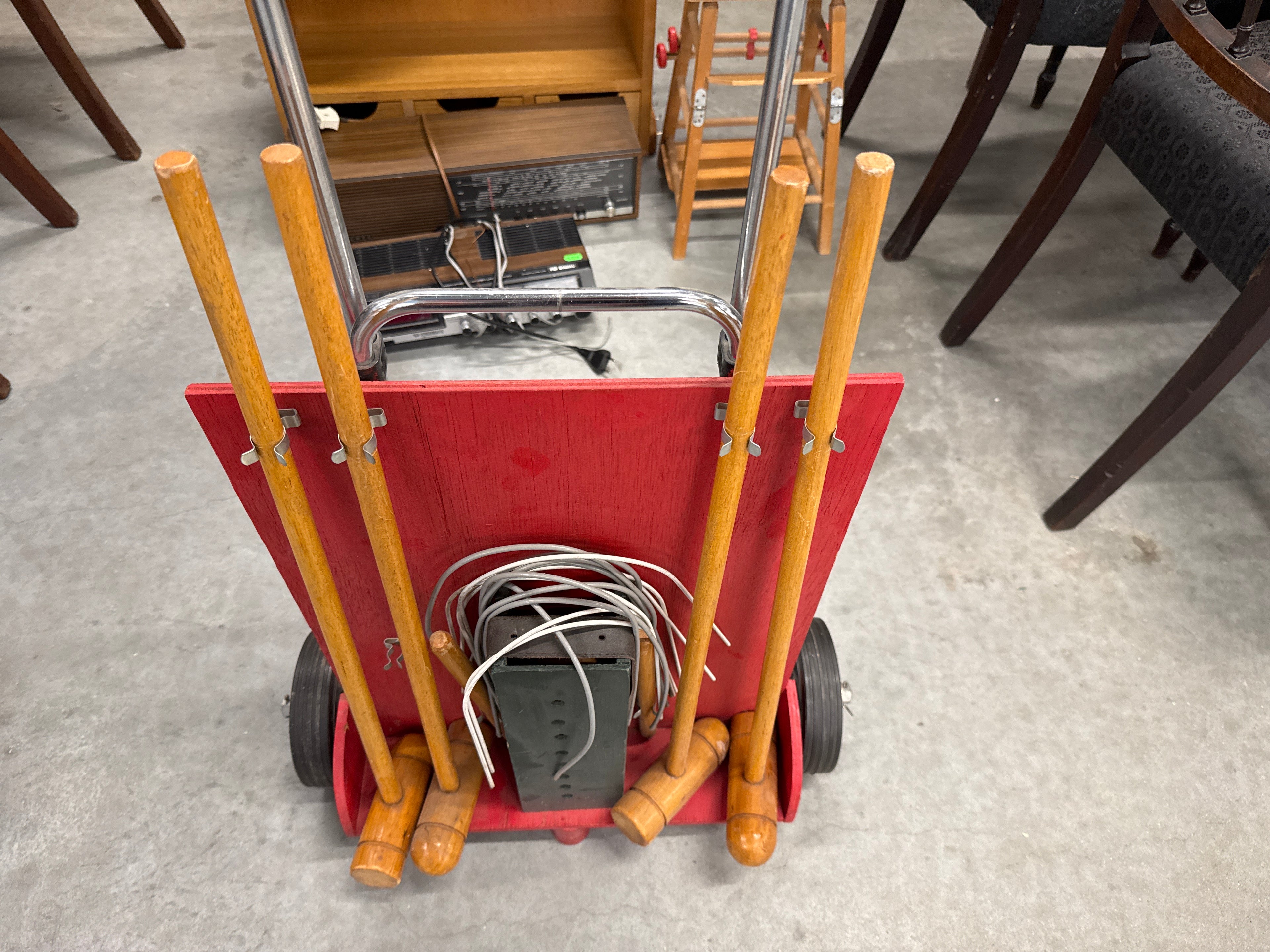 Cricket set rolwagen