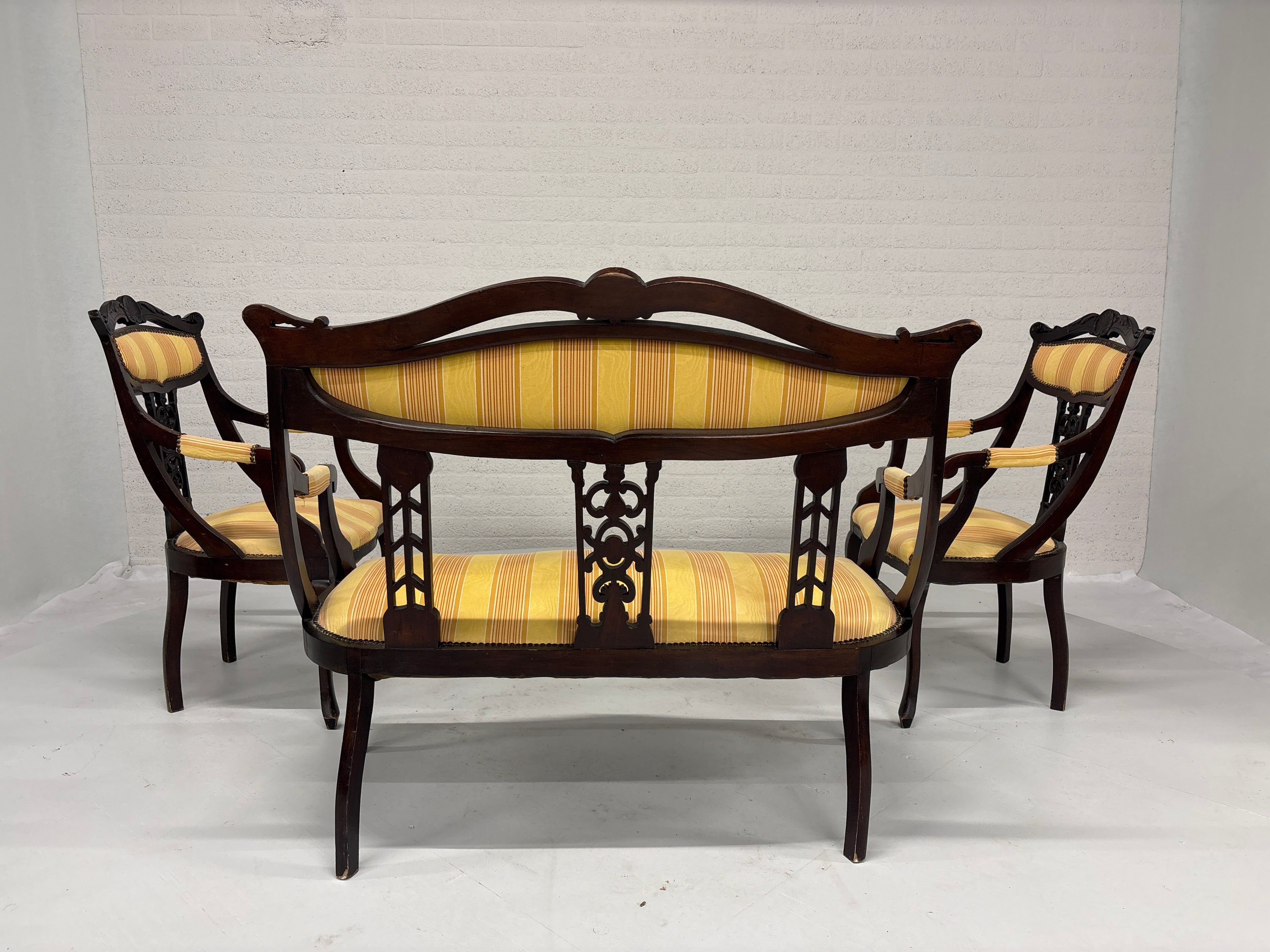 Holland salon set (pronk kamer) rond 1880