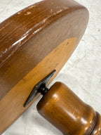 Pianokruk hout met sky