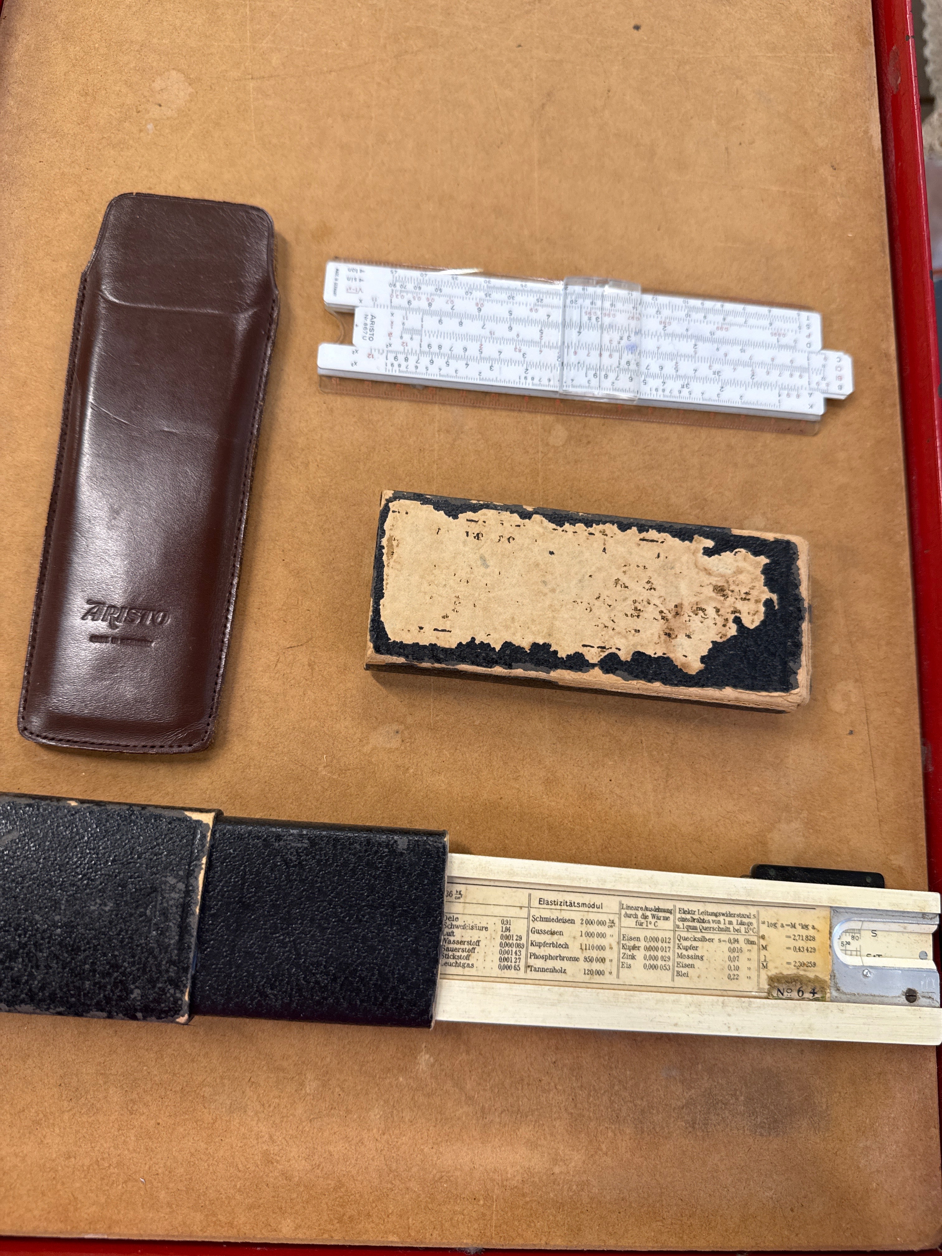 Vintage rekenlineaal