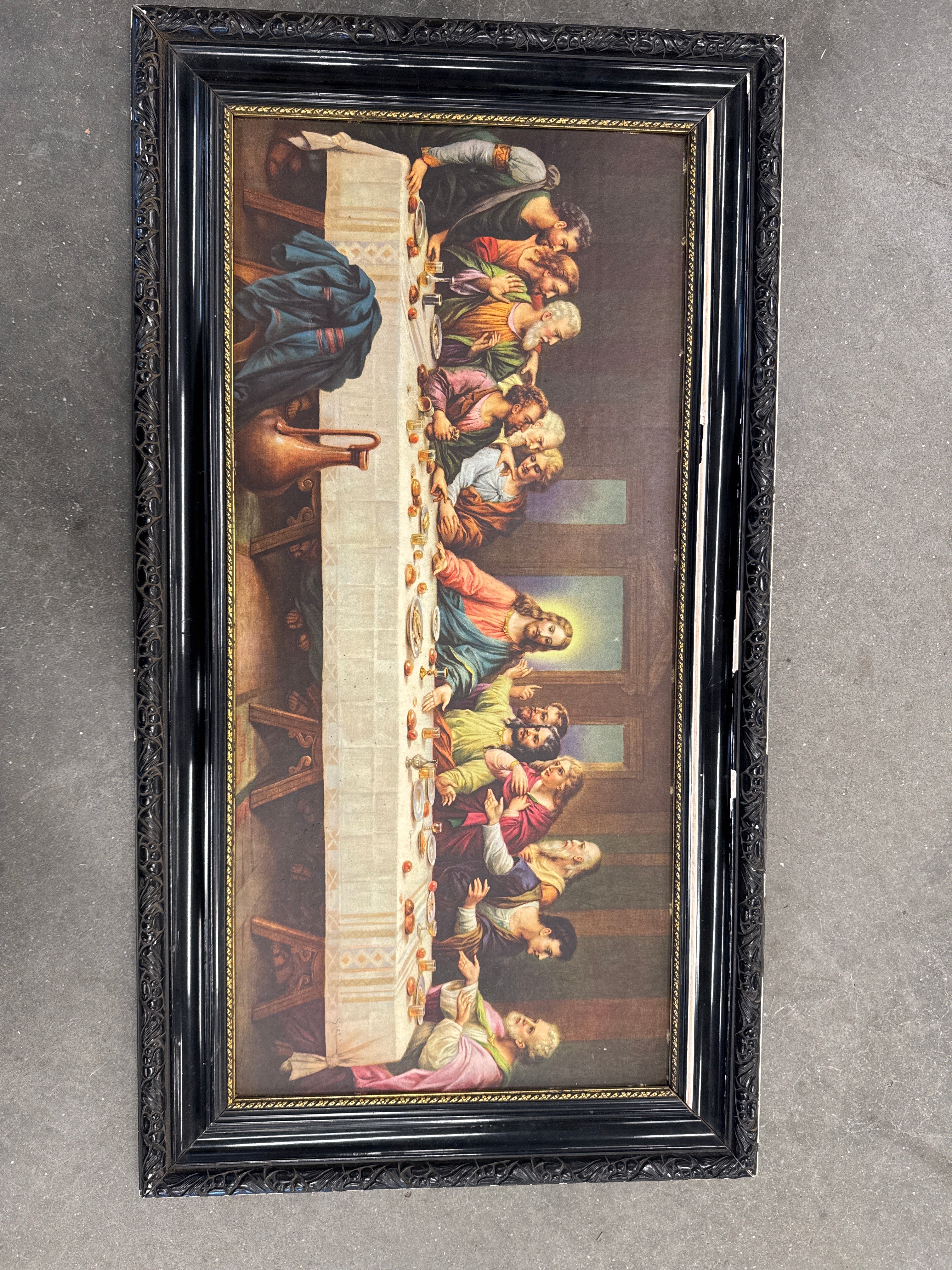 Religieus schilderij laatste avondmaal