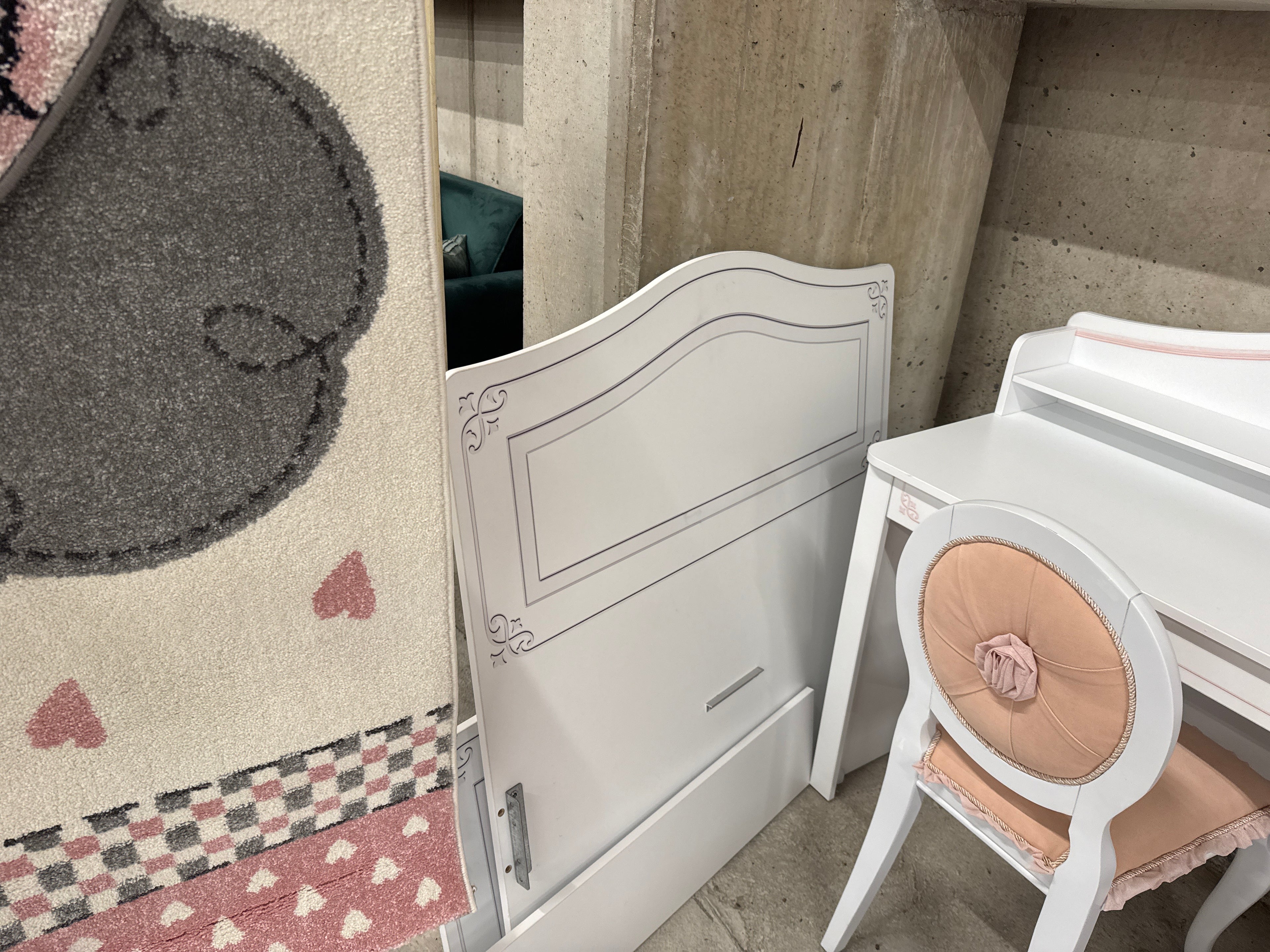 Bed koninklijk zilver kind