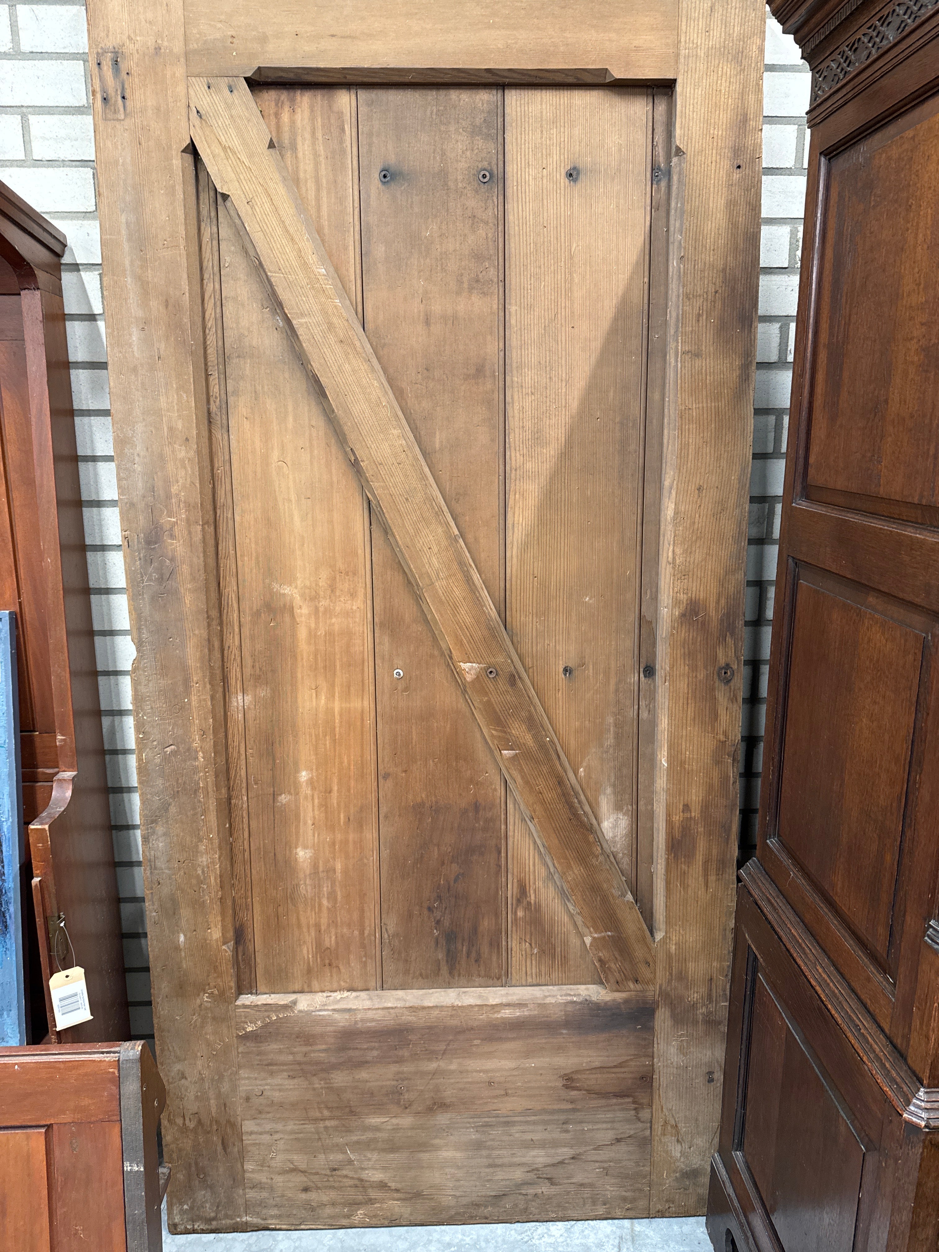 Antieke kerkdeur 220 x 100