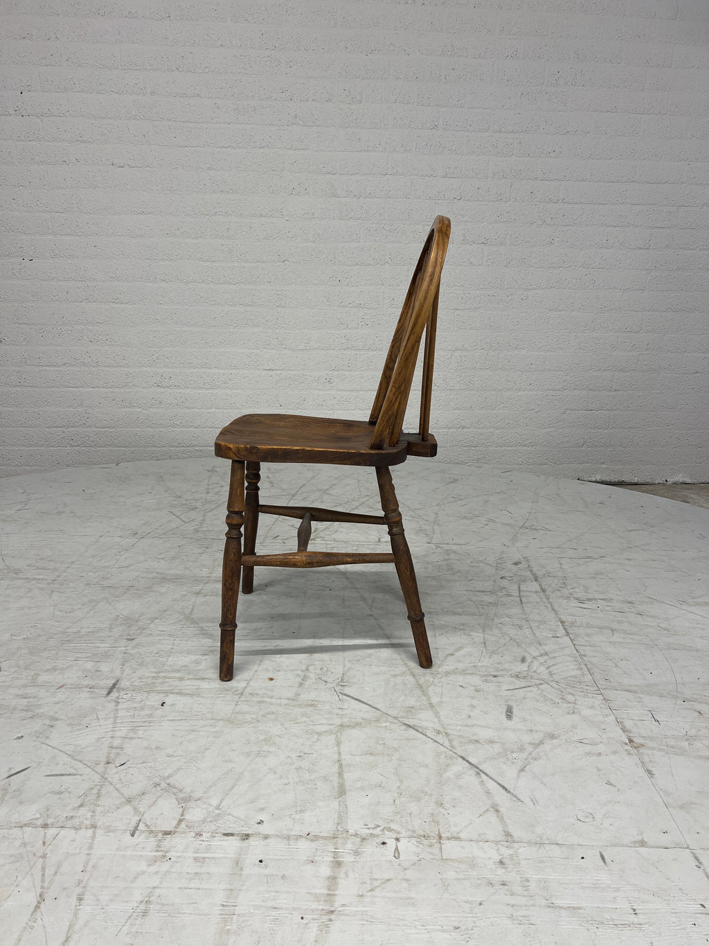 Rustieke Windsor stoel van hout