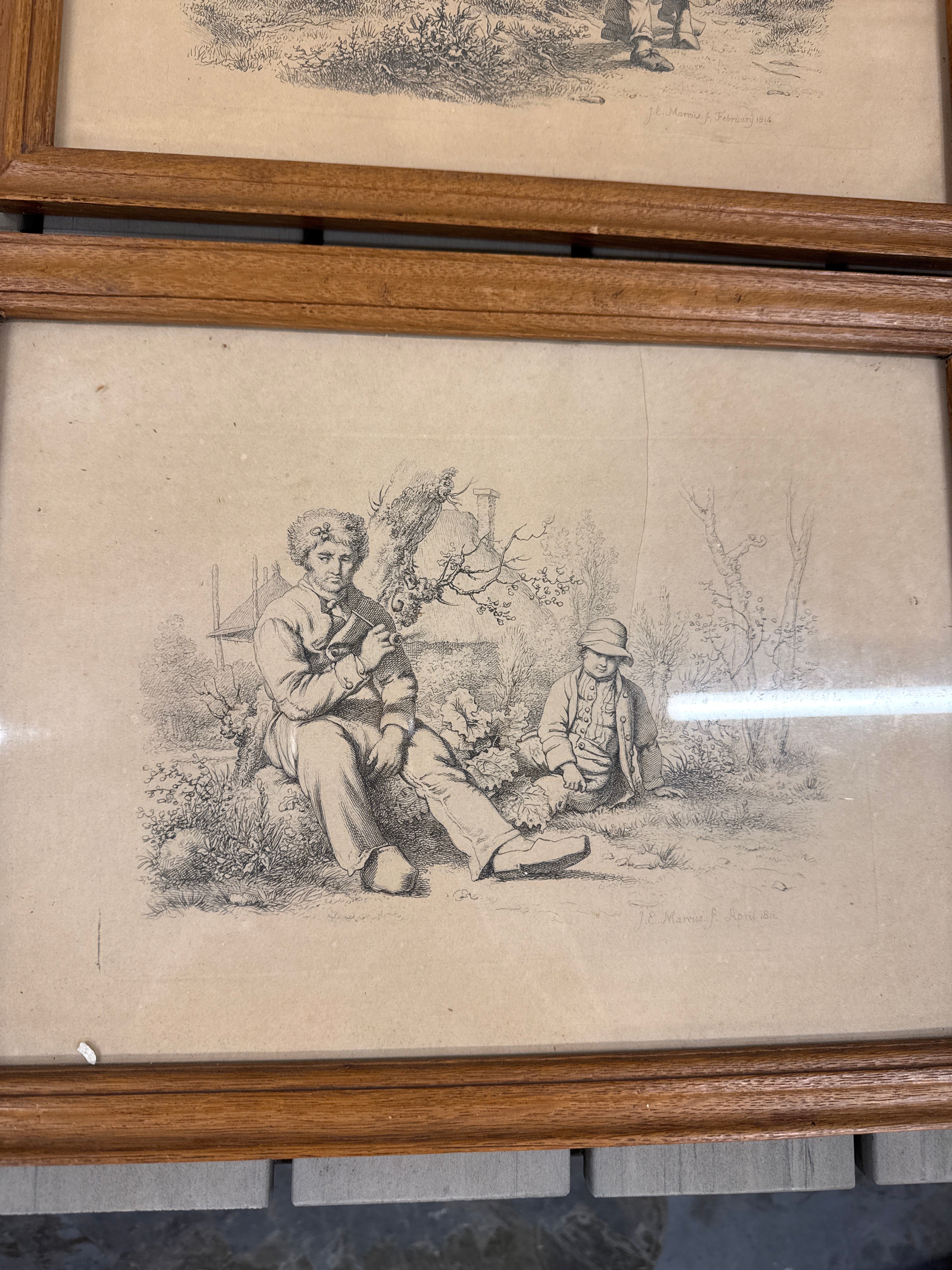 Ets gravures 19e eeuw