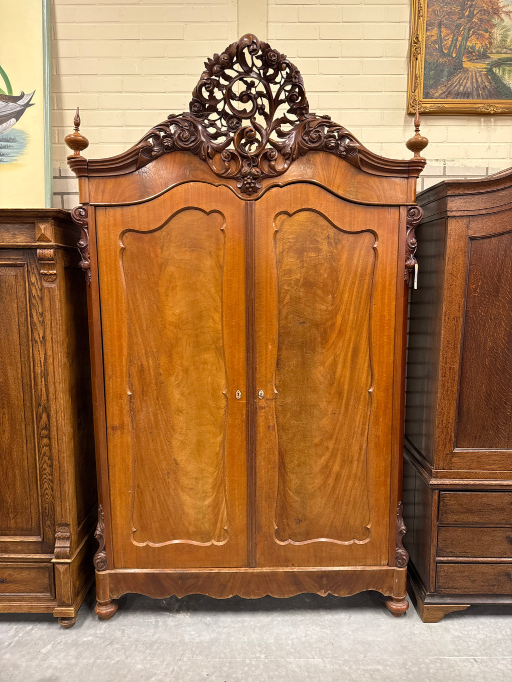 Biedermeier Kuifkast uit Drenthe