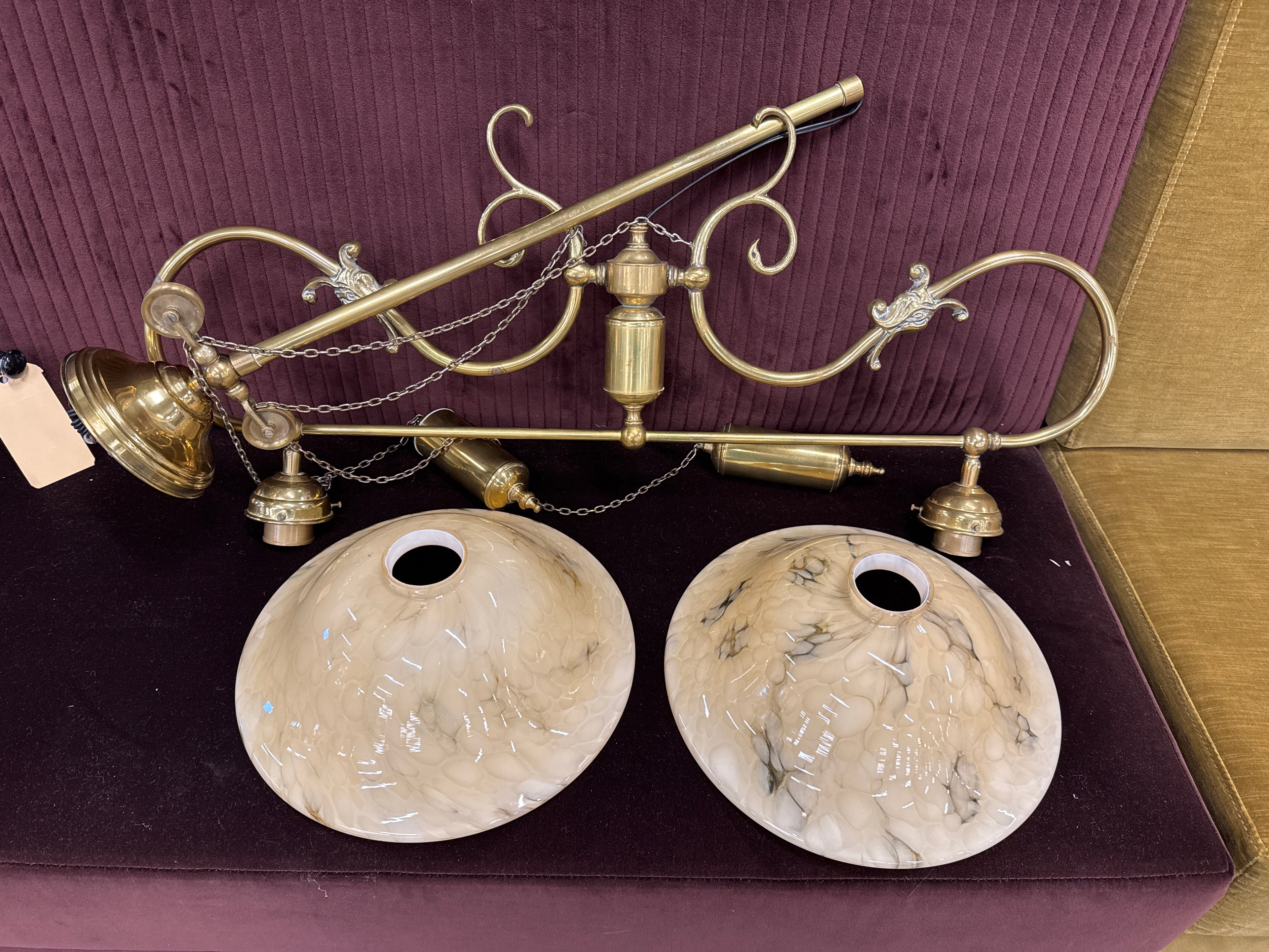 Messing tafellamp verstelbaar soldeer werk