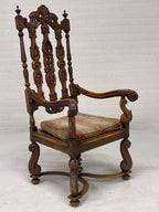 Gotische Jacobijnse ‘sinterklaas’ stoel. 19e eeuws