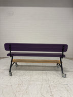 Stoere set 2 kinderbanken, tafel op wielen