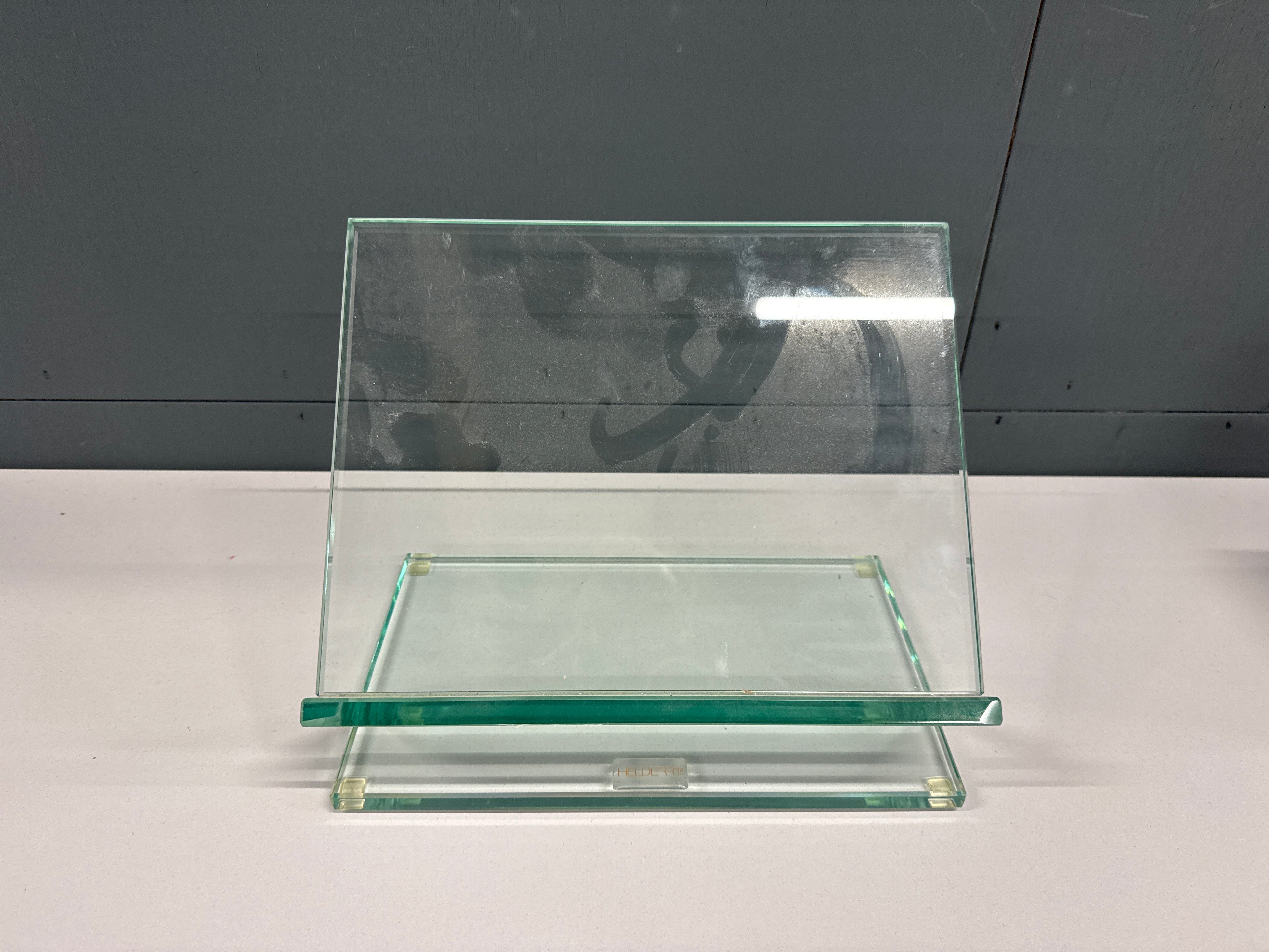 Design presentatie glas Helderr