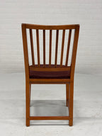 Schuitema set 5 stoelen rode bekleding nieuw