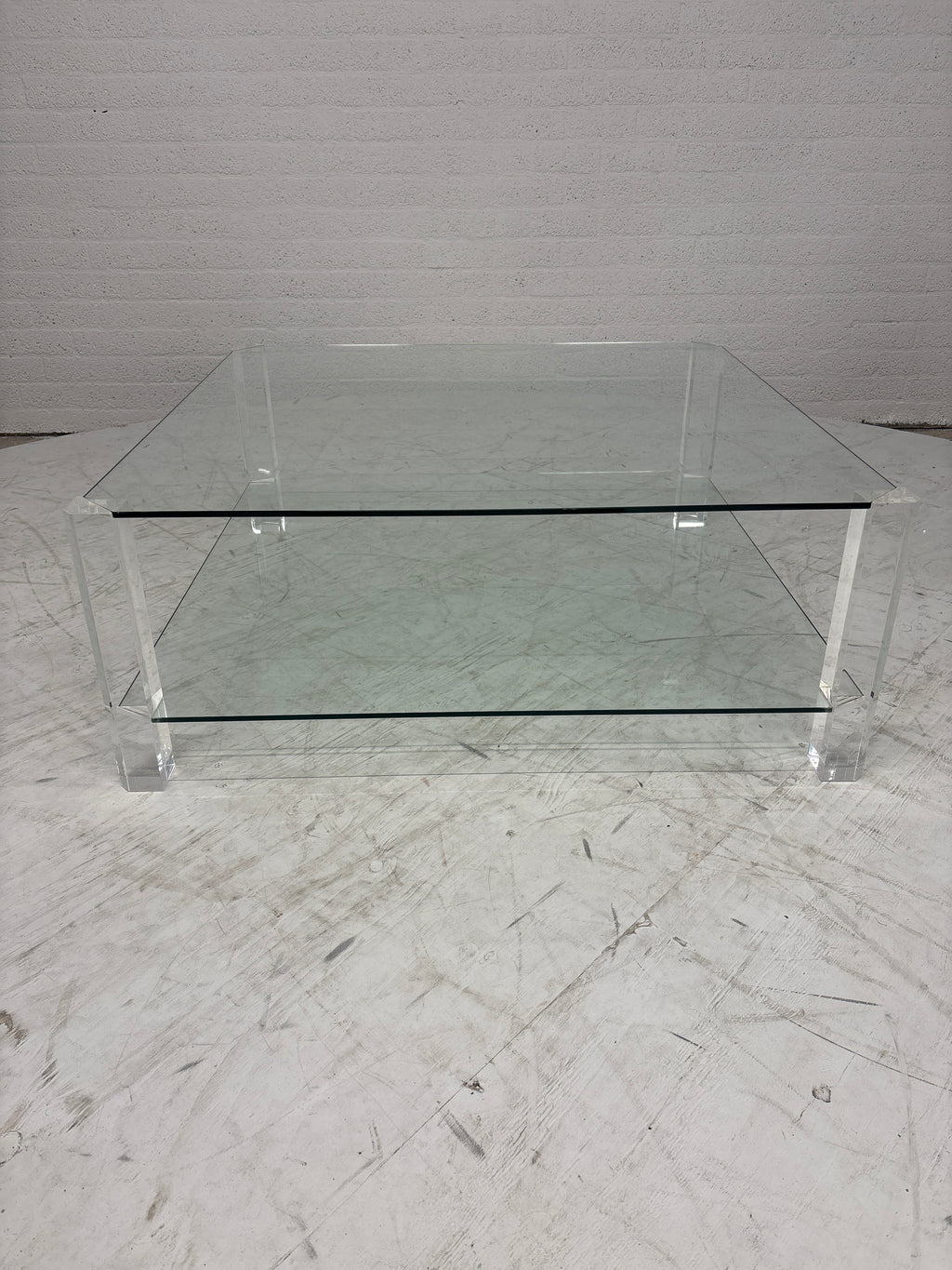 Glazen salontafel