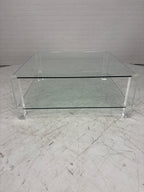 Glazen salontafel