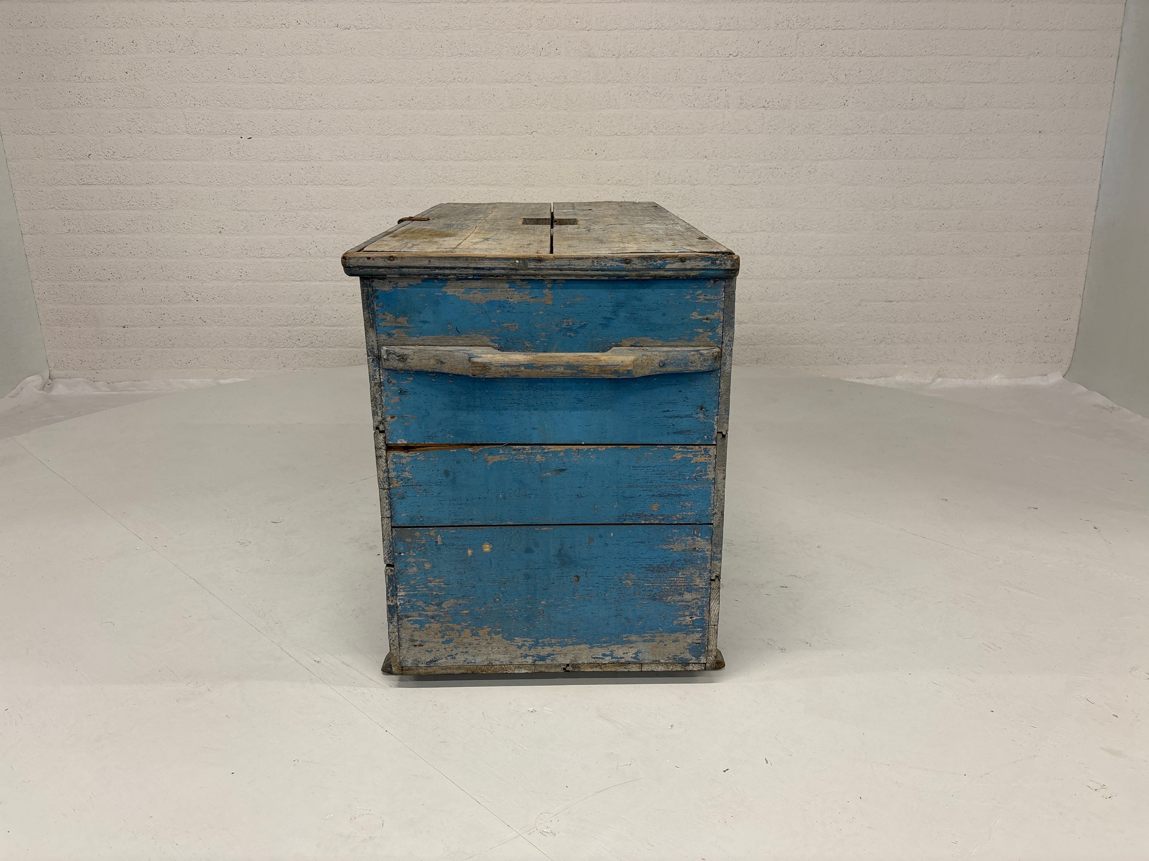 Voederkist blauw