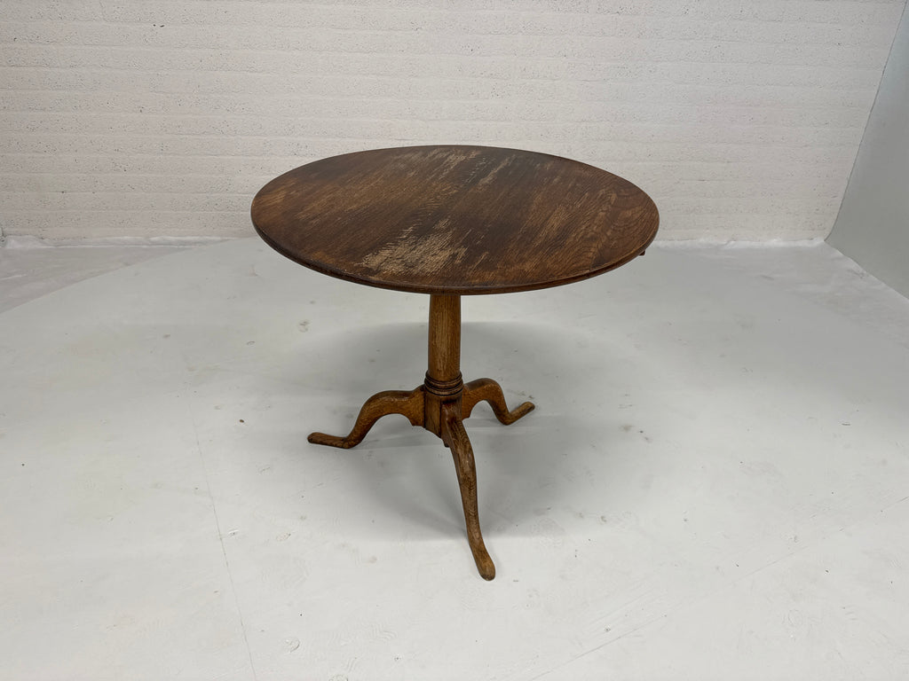 Kleine ronde keukentafel driepoot opklapbaar