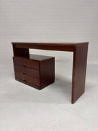 Kaptafel jaren 70 met laden blok