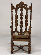 Gotische Jacobijnse ‘sinterklaas’ stoel. 19e eeuws