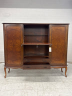 Retro kast gefineerd hout mahonie