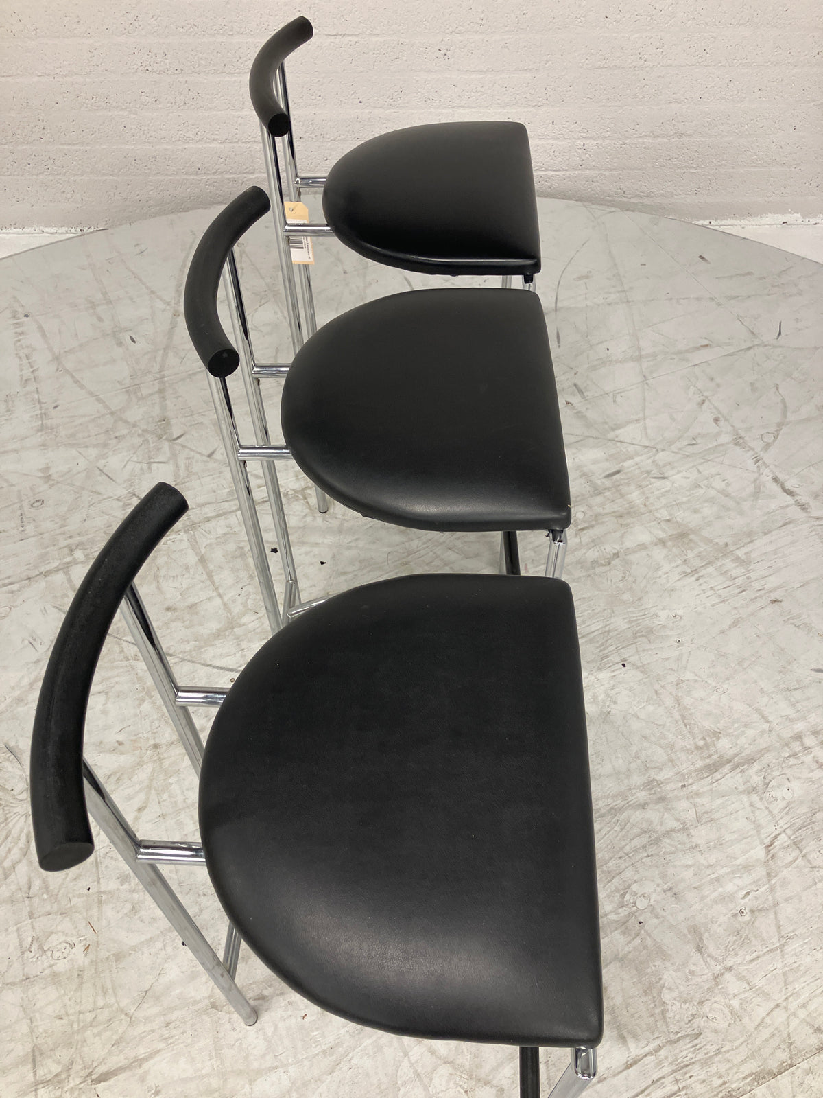 Design barkrukken 3 stuks jaren 80