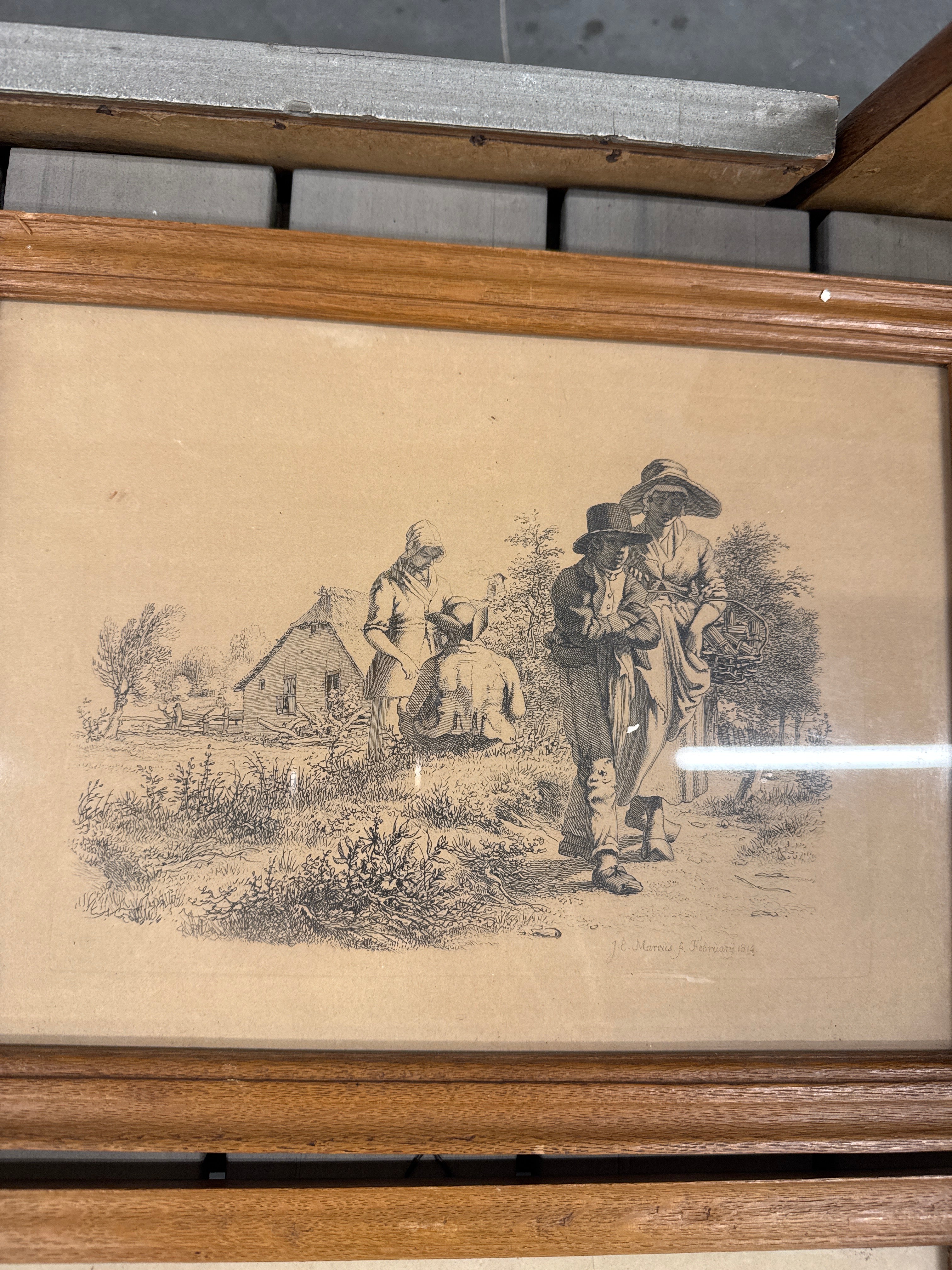 Ets gravures 19e eeuw