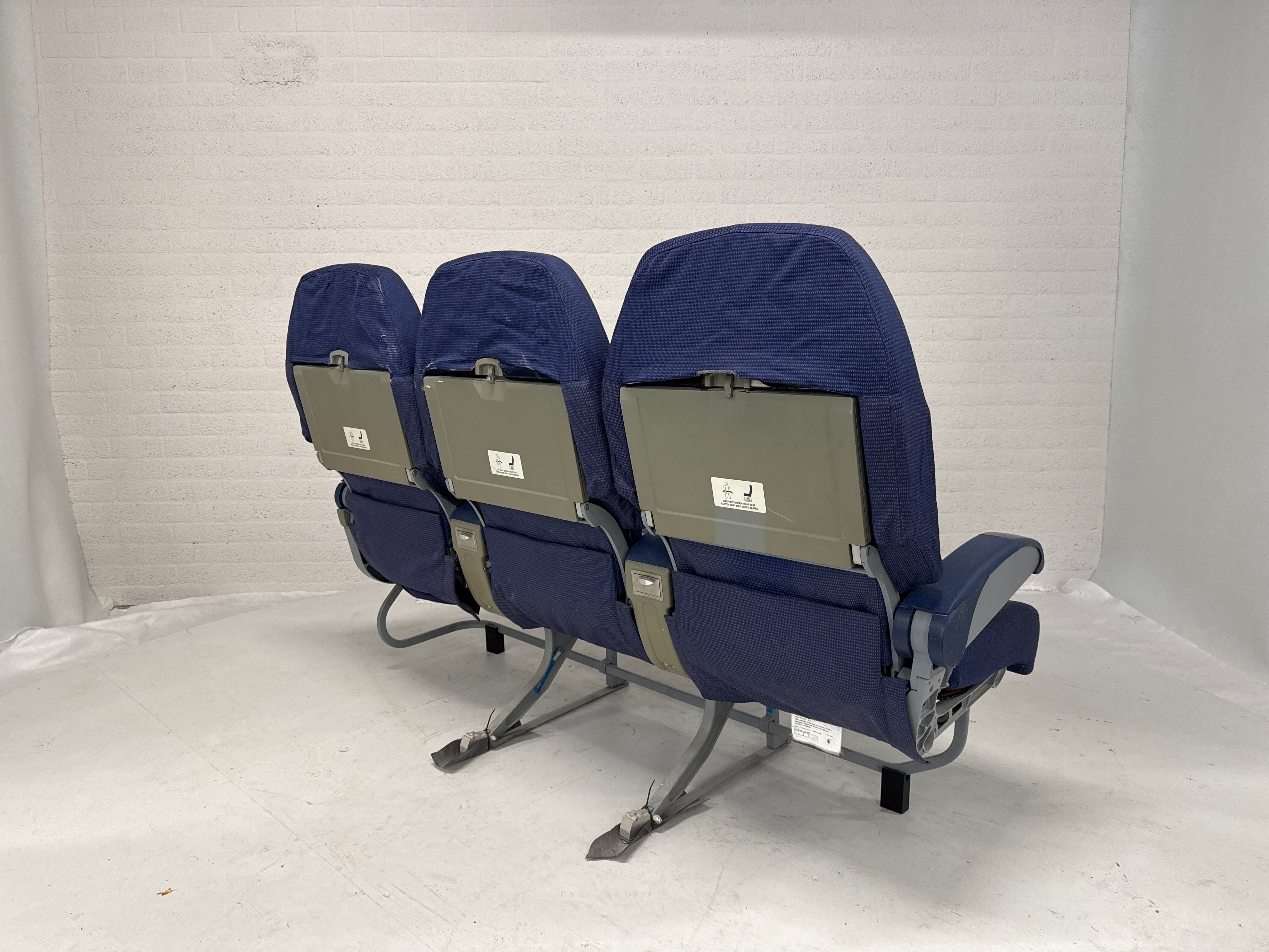 Vliegtuigstoelen verstelbaar