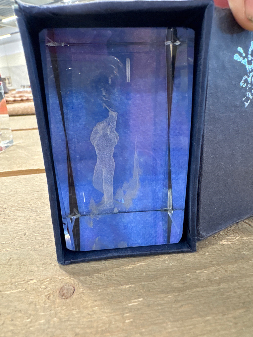 Hologram laserblok golfer
