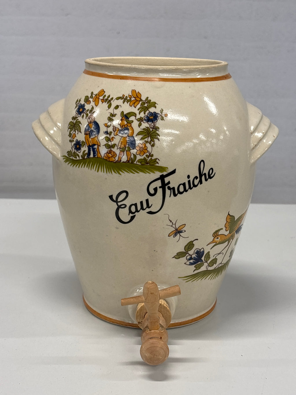 Vintage Frans keramisch Pastis en water karaf.
