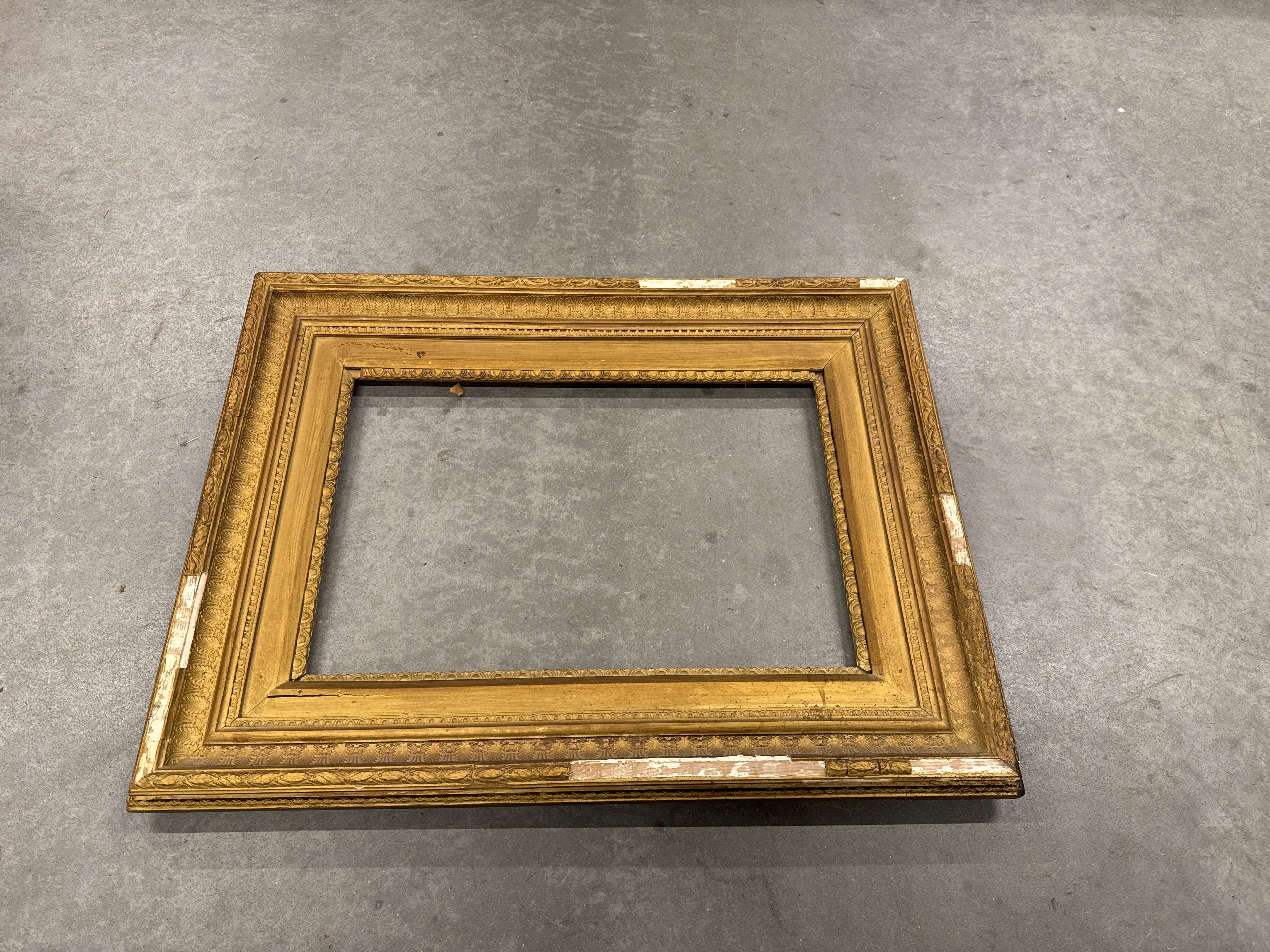 Lijst vintage met schade