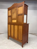 Antieke Kast mond geblazen glas