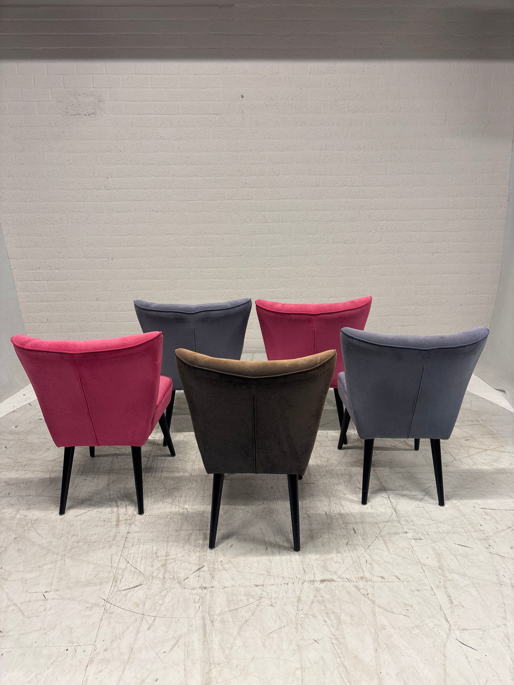 MP Kleurige eetkamerstoelen als set of per stuk
