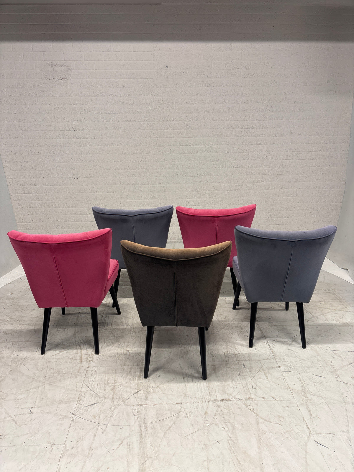 MP Kleurige eetkamerstoelen als set of per stuk
