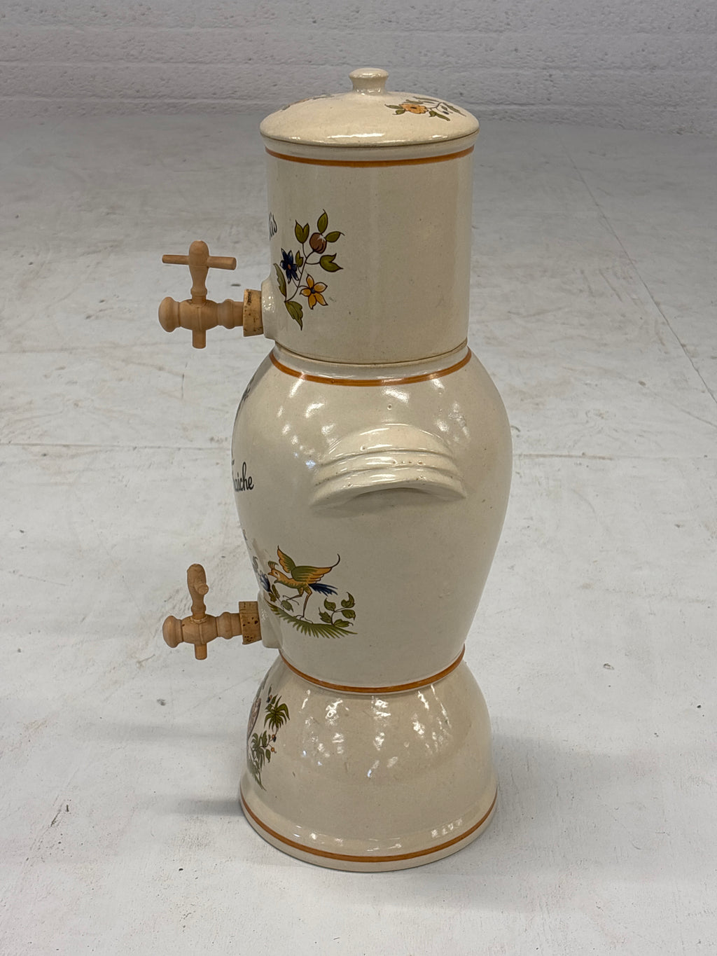 Vintage Frans keramisch Pastis en water karaf.