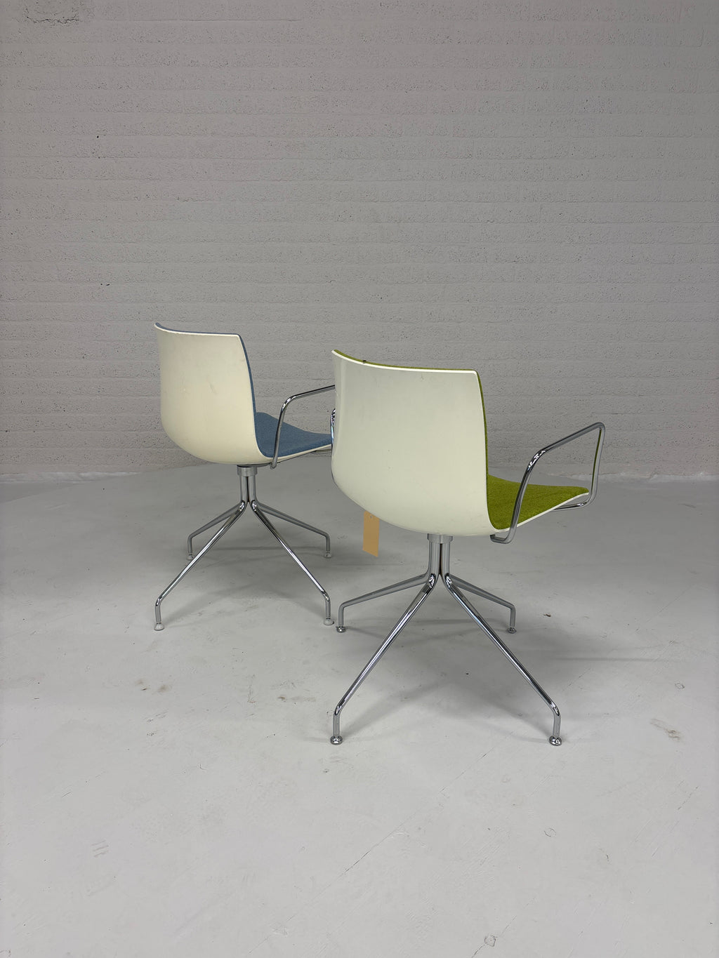 Alper Catifa Stoelen Blauw & Groen - Set