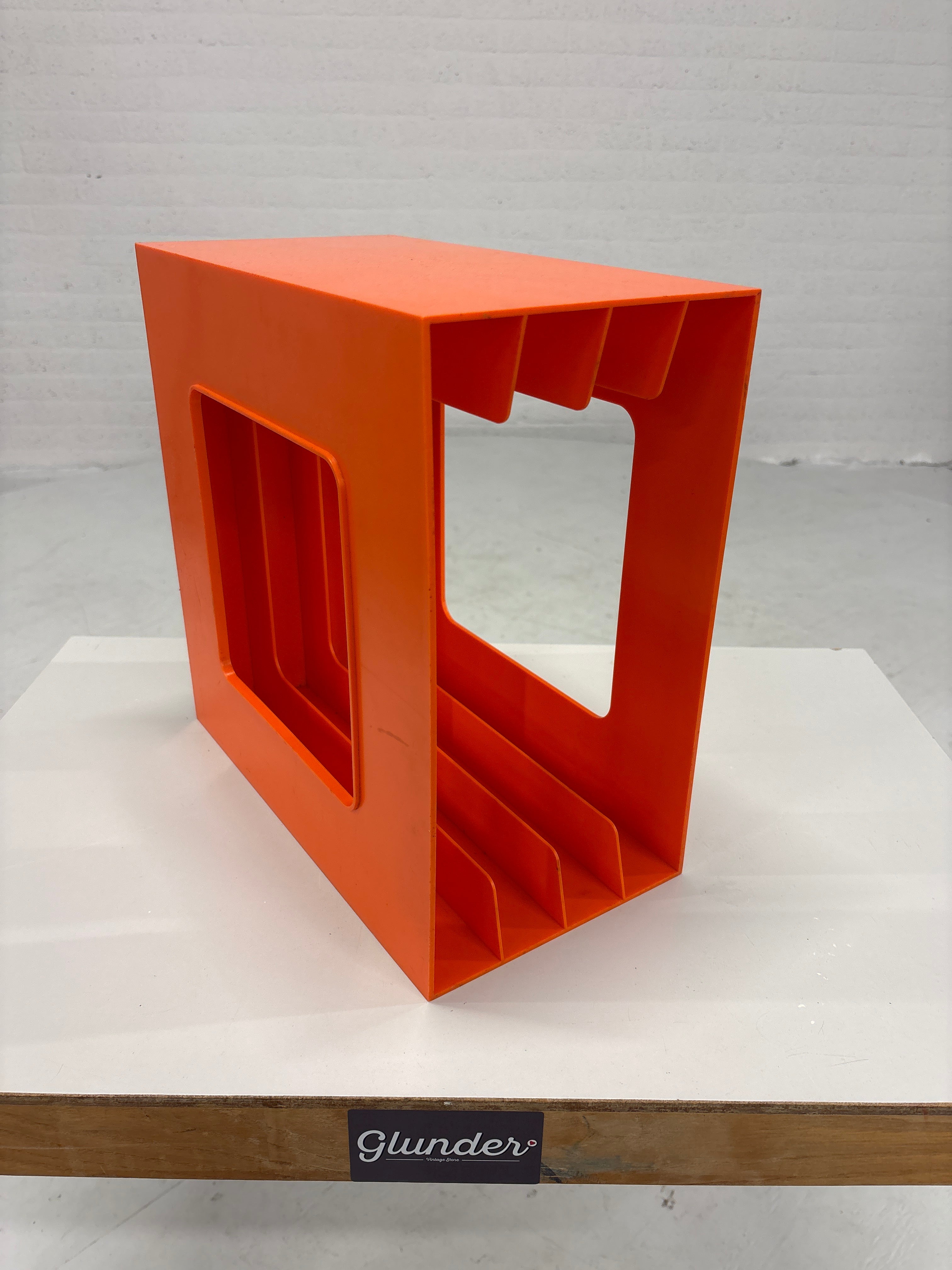 Lp houder kunststof oranje