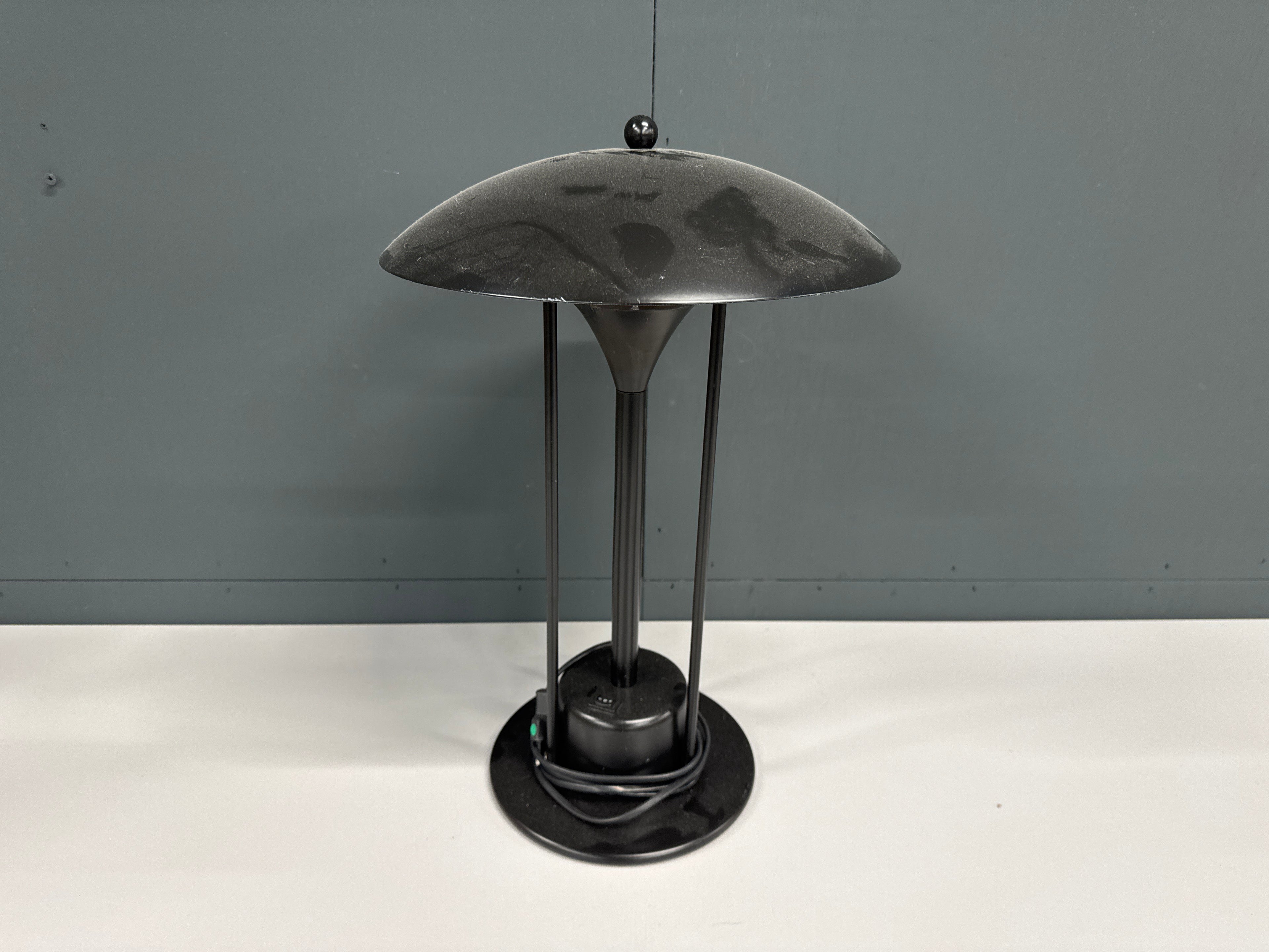 Tafellamp schotel zwart