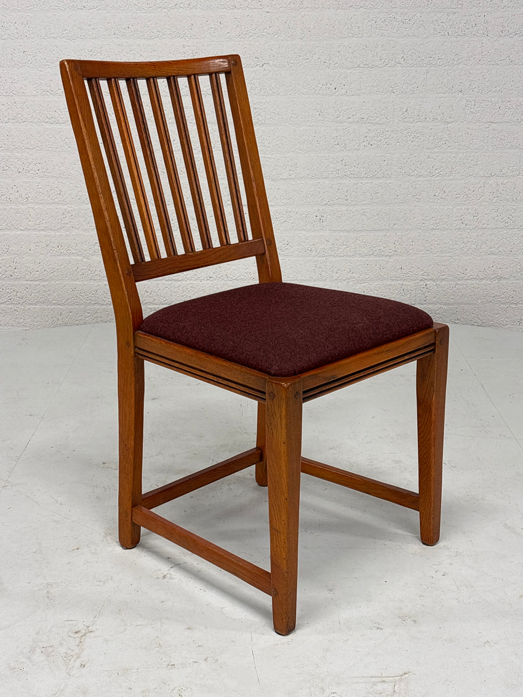 Schuitema set 5 stoelen rode bekleding nieuw