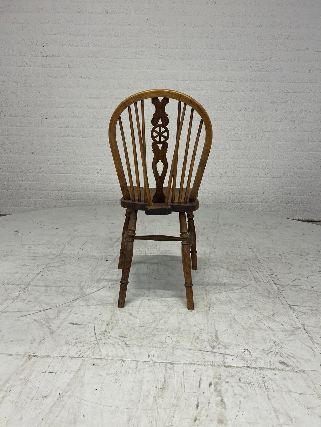 Rustieke Windsor stoel van hout