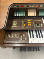 Vintage Eminent elektrische orgel met bankje