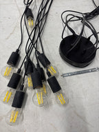 Plafondlamp met 10 ledlampen.