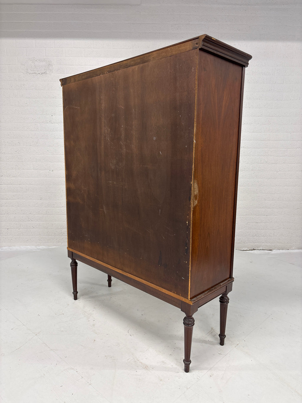 Vitrinekast Edwardiaans