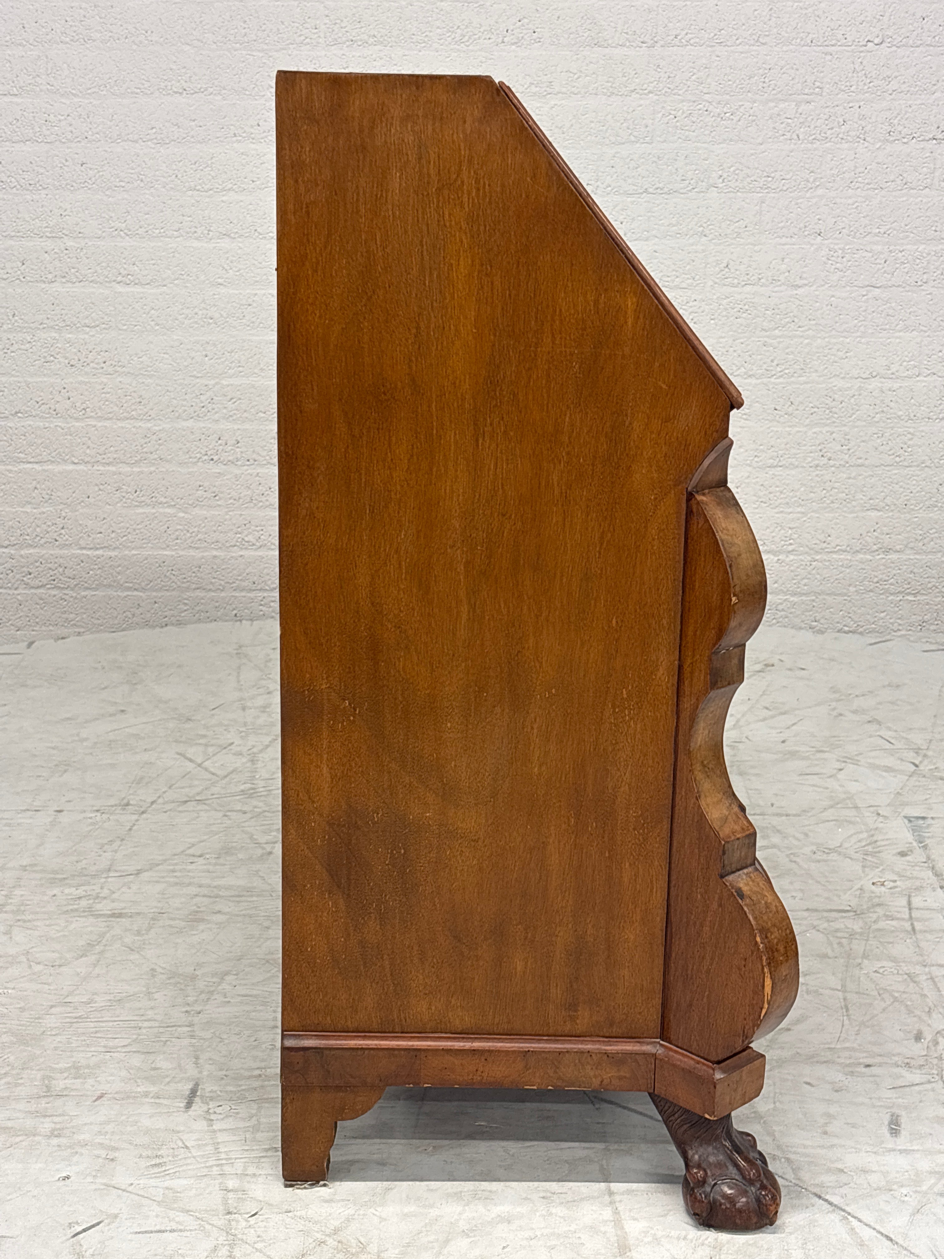 Antieke Nederlandse secretaire barok stijl uit ca 1780