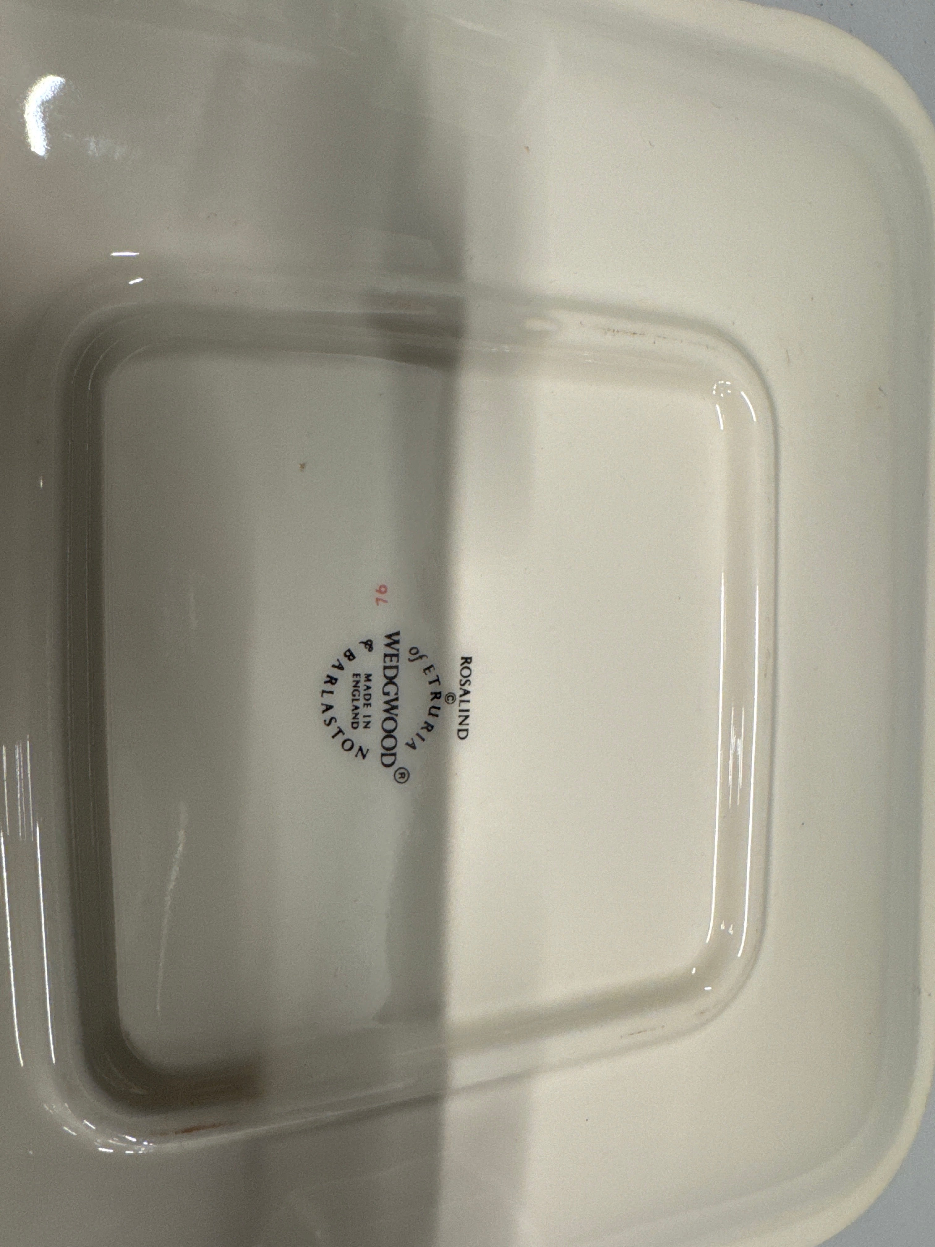 Schaal roze bloemen Wedgwood