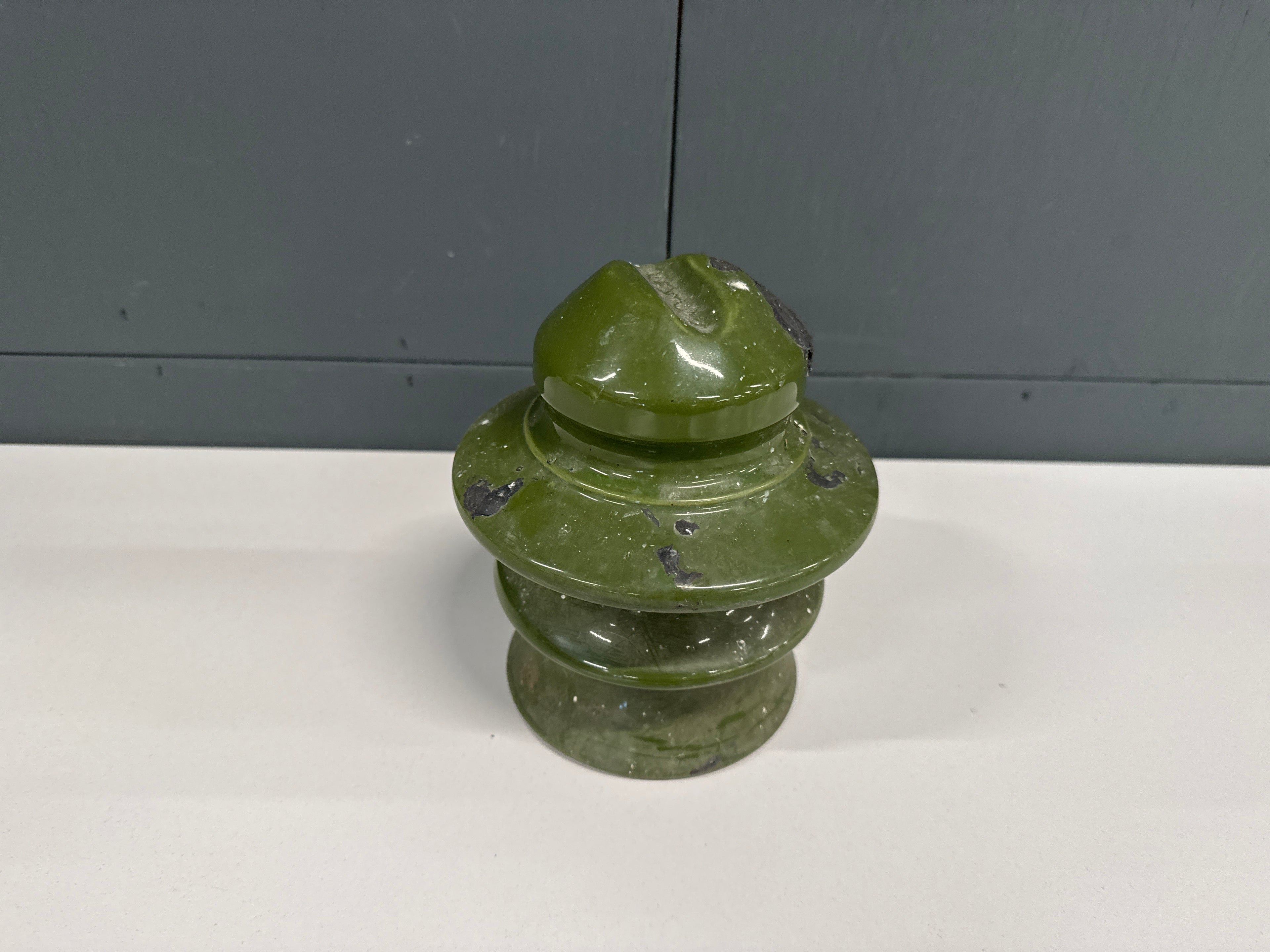 Isolator porselein groen