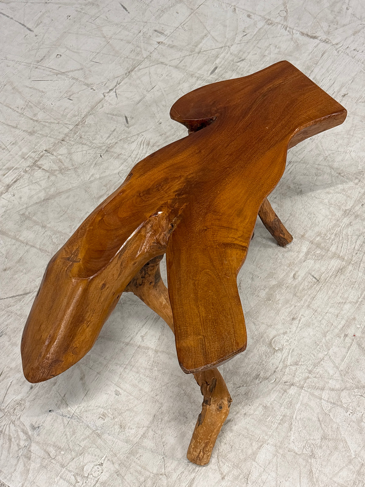 Boomstam tafeltje Indië teak