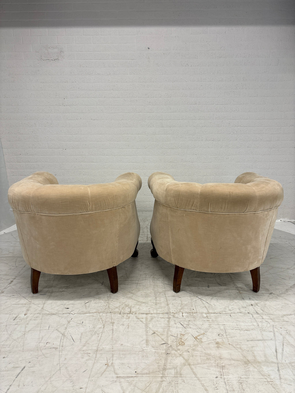 Set elegante velvet fauteuils